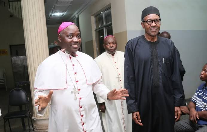 CATHOLIC ARCHBISHOP OF ABUJA, AND PRESIDENT OF RECOWA-CERAO, IGNATIUS KAIGAMA INSTALLED» BUHARI REJOICES