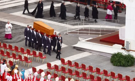 POPE FRANCIS PRESIDES OVER FUNERAL OF PREDECESSOR BENEDICT XVI