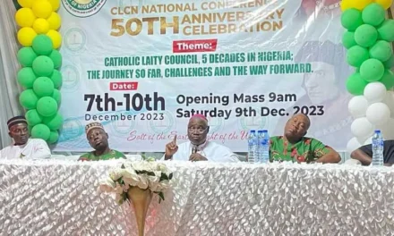 NIGERIA’S CATHOLIC LAITY COUNCIL CELEBRATE GOLDEN JUBILEE