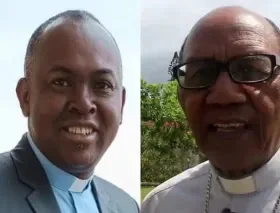 UM BISPO CATÓLICO EM MADAGASCAR SE APOSENTA — UN EVEQUE CATHOLIQUE DE MADAGASCAR PREND SA RETRAITE — A CATHOLIC BISHOP IN MADAGASCAR RETIRES