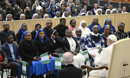 THE POPE ADDRESSES NIGERIA PRIESTS AND RELIGIOUS