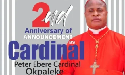 CARDINAL OKPALEKE CELEBRATES TWO YEARS IN OFFICE