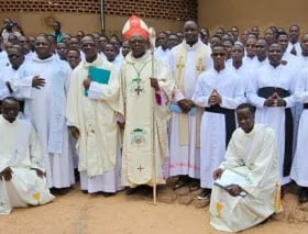 BISHOP PROSPER ADVICES MAJOR SEMINARIANS IN BURKINA FASO