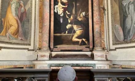 POPE FRANCIS VISIT TO SAINT MONICA’S TOMB IN ROME