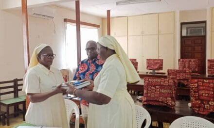 CERAO BIDS GOODBYE TO SR. FRANCINE AND WELCOLMES SR. JEANINE