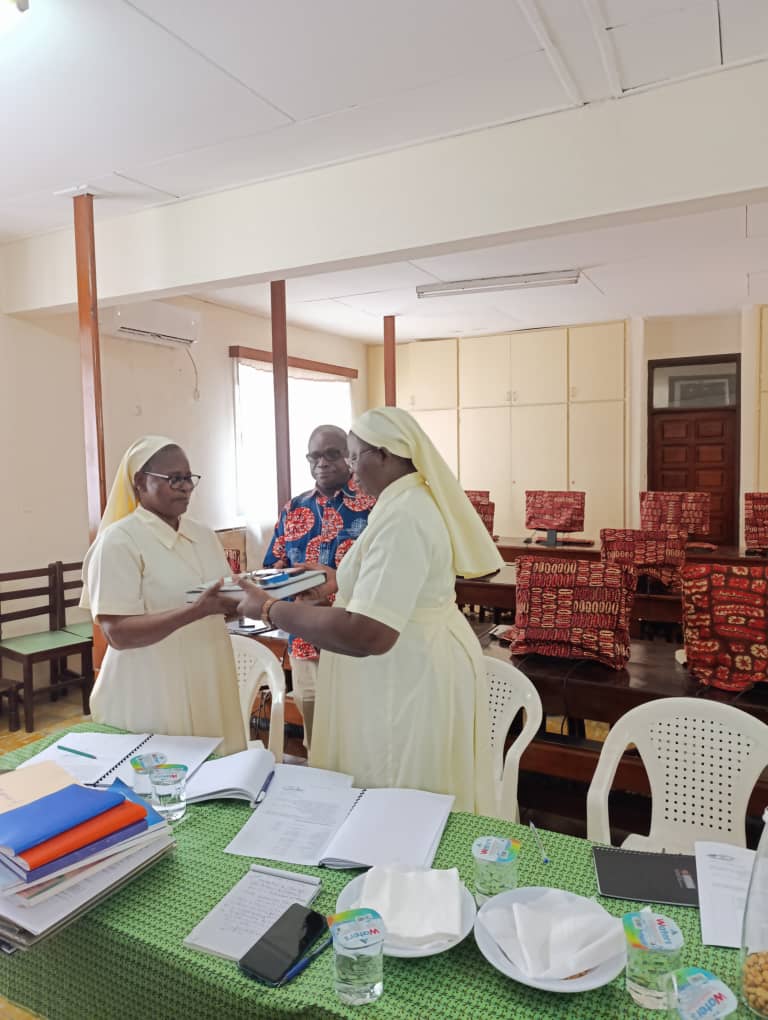 CERAO BIDS GOODBYE TO SR. FRANCINE AND WELCOLMES SR. JEANINE