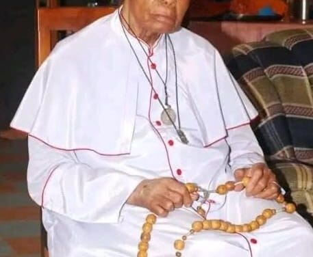 NIGERIA’S OLDEST CATHOLIC PRIEST OLEGHE DIES AT 104