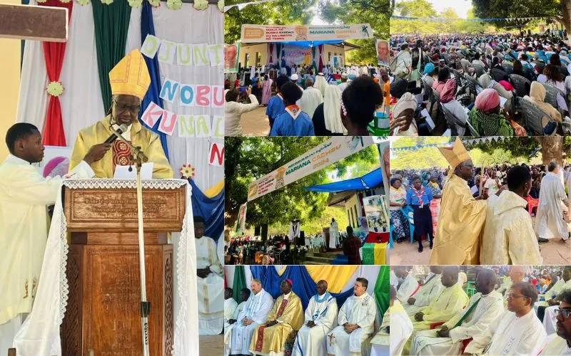 BISHOP LAMPRA CÁ SPEAKS AT THE MARIAN PILGRIMAGE