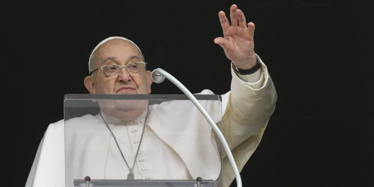 THE POPE EXPRESSED JOY FOR THE PEACE IN GAZA