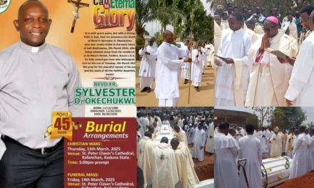 FR. SYLVESTER OKECHUKWU BURIED IN NIGERIA SORROWFULLY