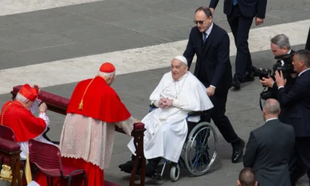 ANOTHER SURPRISE APPEARANCE BY THE HOLY FATHER ON PALM SUNDAY