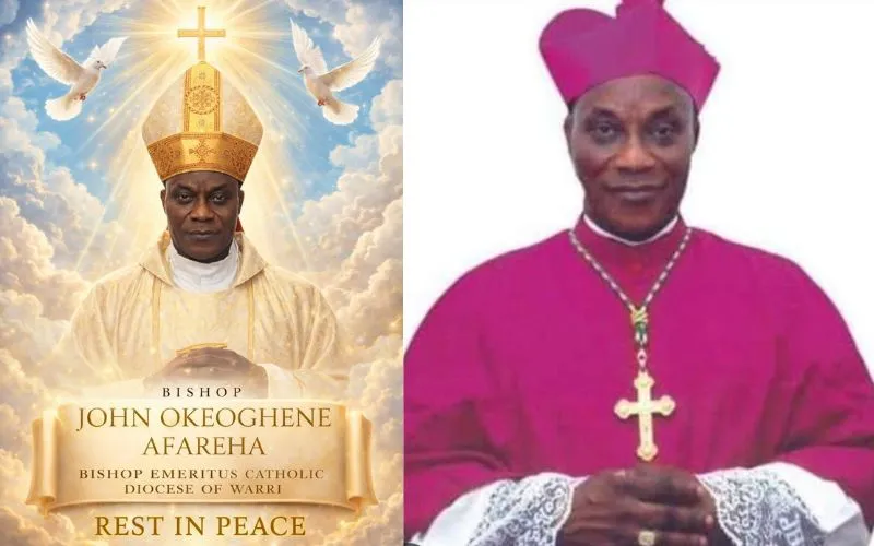 Mgr Oke Afareha, décédé le dimanche 18 janvier, est rappelé pour une vie remplie de foi et d’obéissance à la volonté de Dieu, ainsi que pour avoir transformé la vie de nombreuses personnes dans le pays d’Afrique de l’Ouest.
