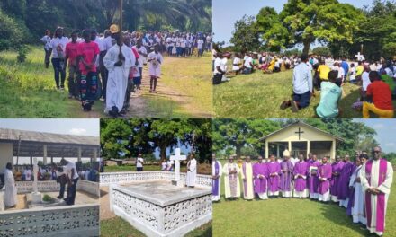 Les catholiques libériens entreprennent leur pèlerinage annuel vers le lieu historique de naissance du catholicisme