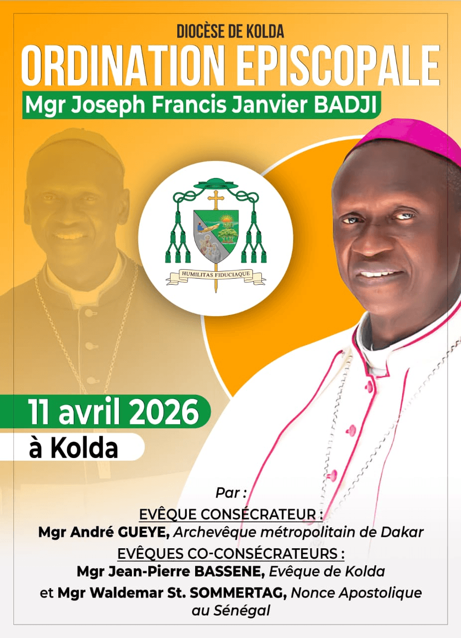 ACTU RELIGIEUSE DE LA SEMAINE DU 04 AU 11 AVRIL  2026