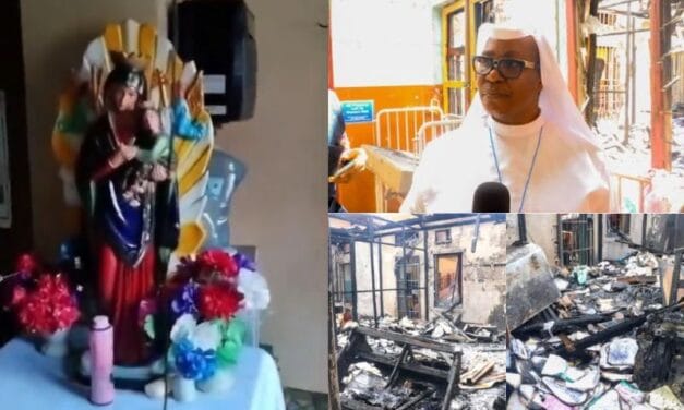 Incendie dans un hôpital catholique au Nigeria : la statue mariale reste intacte et attire des non-catholiques