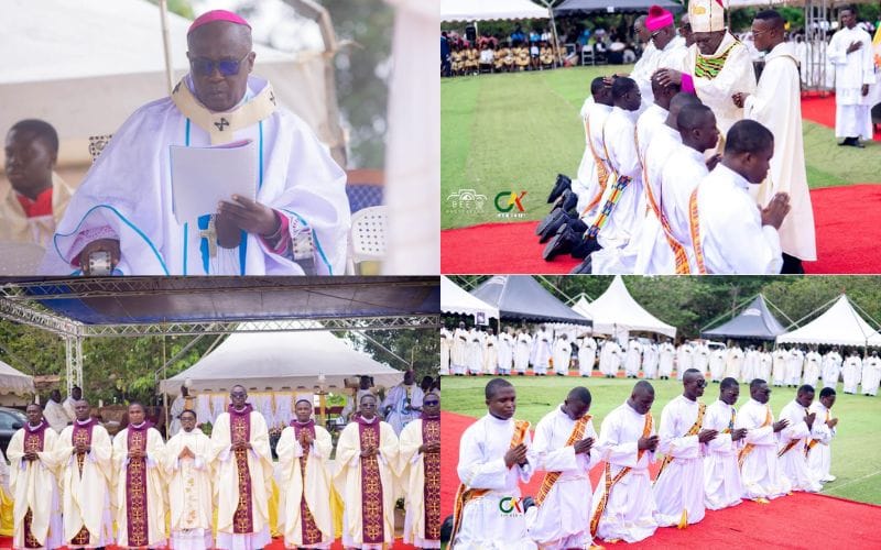 L’Archevêque de l’Archidiocèse catholique de Kumasi, au Ghana, a exhorté les huit prêtres et trois diacres qu’il a ordonnés à demeurer fidèles à leur identité catholique, les mettant en garde contre la tentation de rechercher une puissance spirituelle en dehors du Christ ou d’imiter de « faux pasteurs et faux prophètes ».