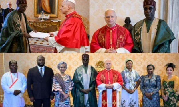 Le nouvel ambassadeur du Nigeria près le Saint-Siège présente ses lettres de créance au pape Léon XIV