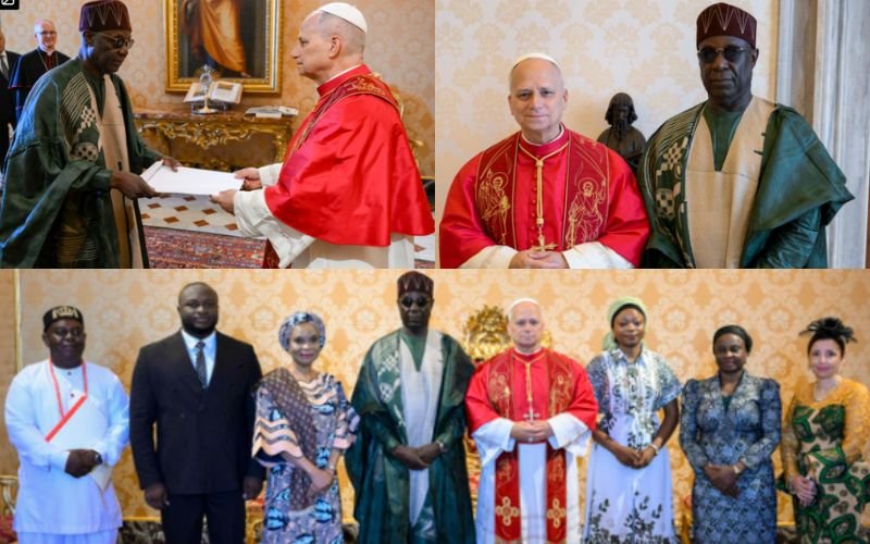 Le nouvel ambassadeur du Nigeria près le Saint-Siège présente ses lettres de créance au pape Léon XIV