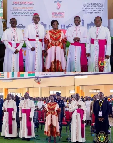 Ghana – La Vice-Présidente appelle la jeunesse catholique ouest-africaine à devenir des artisans de paix et d’espérance